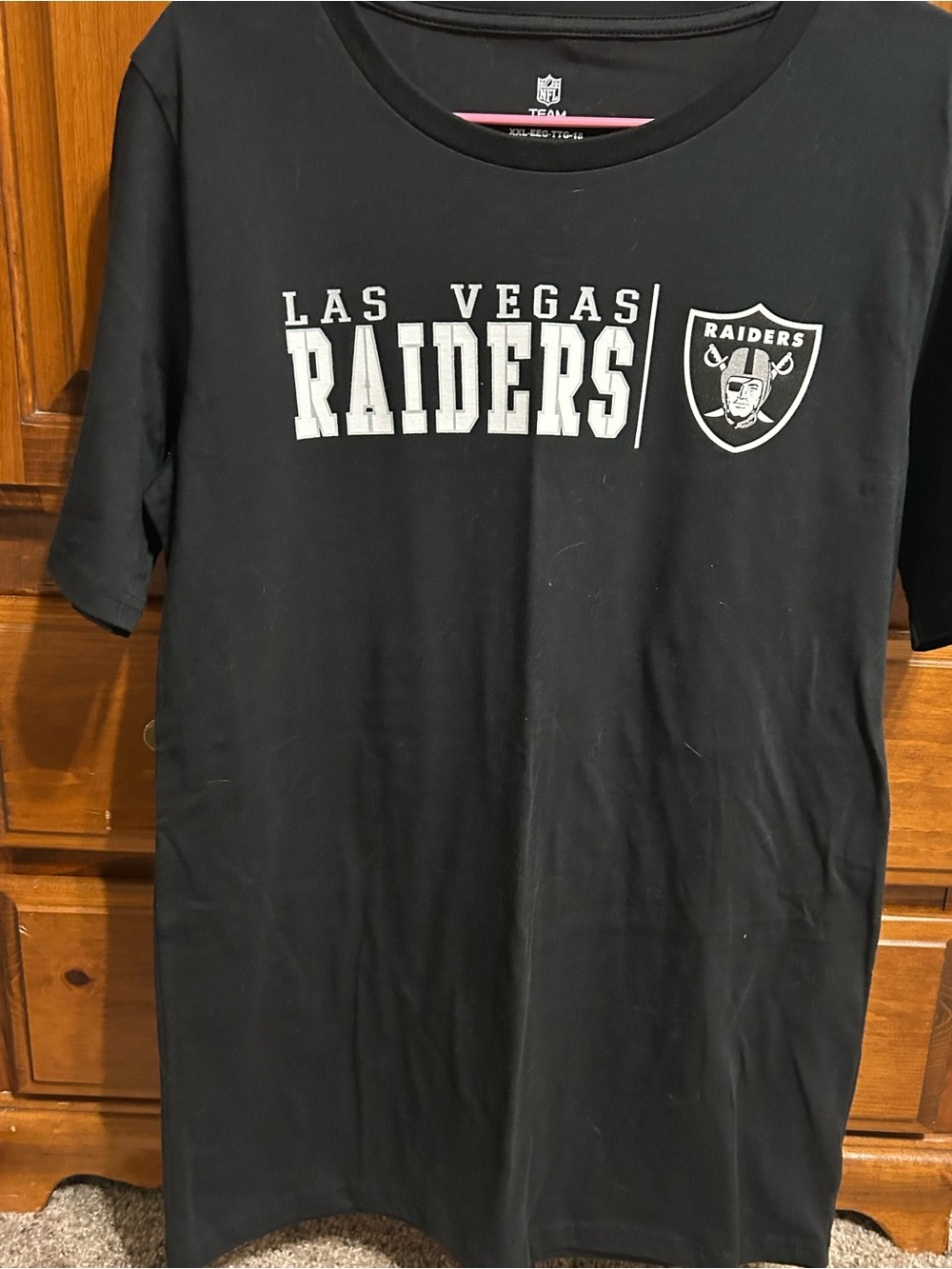NFL Las Vegas Raiders Black Short-Sleeve Graphic Tee